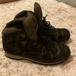 Timberland Black and Olive Men's Boots